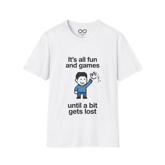 It's all fun and games, until a bit gets lost - Men's