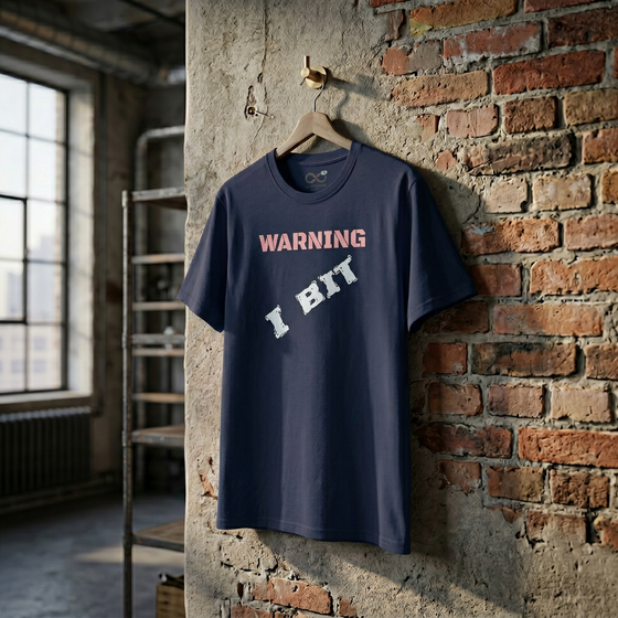 Warning: I bit - Men's