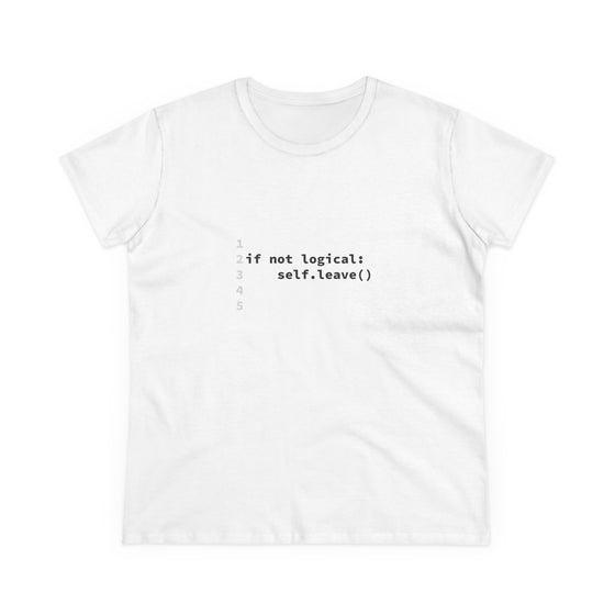if not logical: self.leave() - Women's