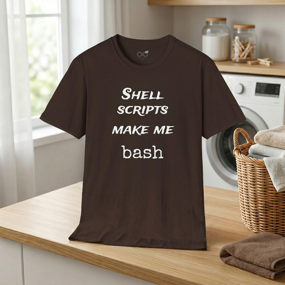 shell scripts make me bash - Men's