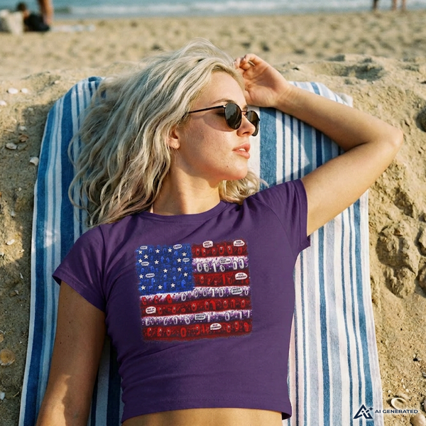 America 250 - Binary Arguing Flag - Women's