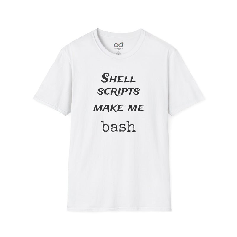 shell scripts make me bash - Men's
