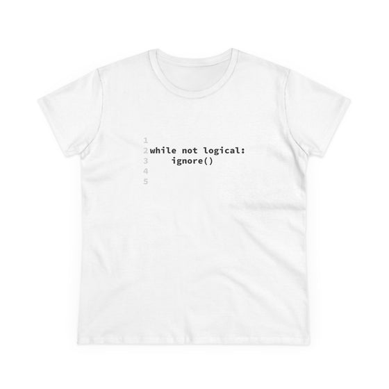 while not logical: ignore - Women's