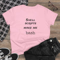 shell scripts make me bash - Women's