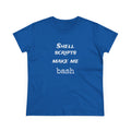 shell scripts make me bash - Women's